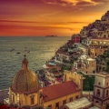 positano sunset